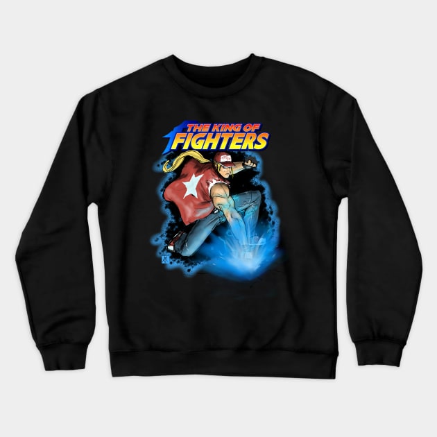 The King of Fighters: Terry Bogard Crewneck Sweatshirt by PickledGenius